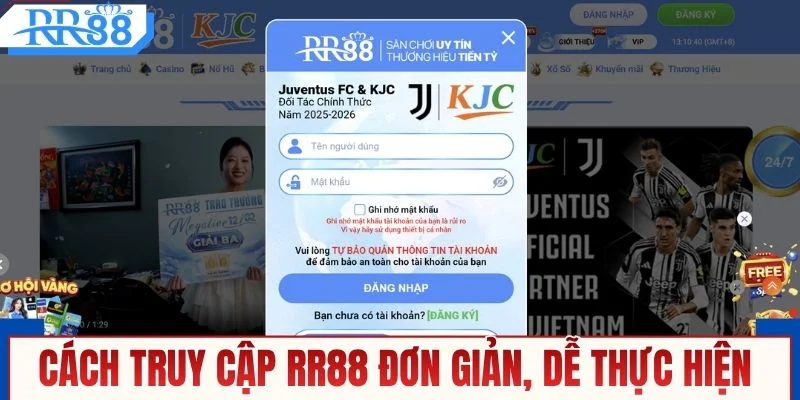 Các bước vào RR88 đơn giản, dễ thực hiện