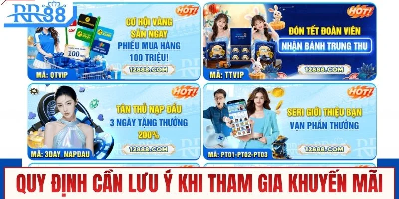 Những quy định cần lưu ý khi tham gia khuyến mãi